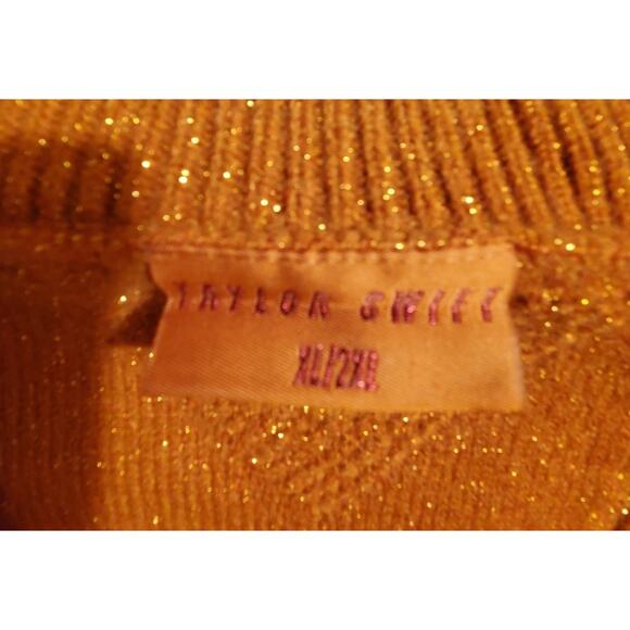 XL/2X Taylor Swift Life Of A Showgirl Orange Glitter Cardigan Box Set UNOPENED - Picture 6 of 7